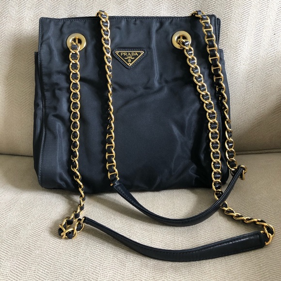 Prada Handbags - Authentic vintage Prada Tessuto blue nylon purse